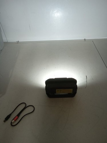 infinity x1 rechargeable stand up work light - up to 2500lm - black warm/to high bright white (model: 1937956) image 3