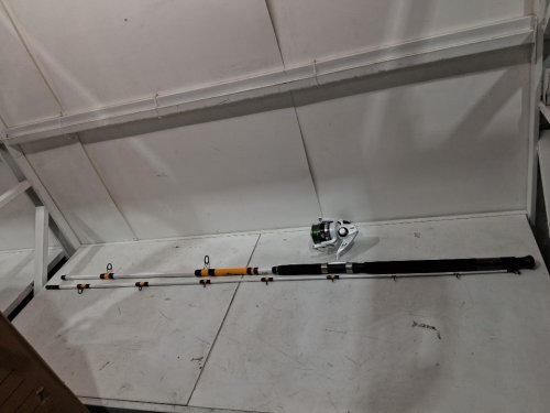 BPS King Kat Rod and Reel Spinning Combo - 4:4:1 - heavy action - 11ft (model: cbk1180hs-2) image 2
