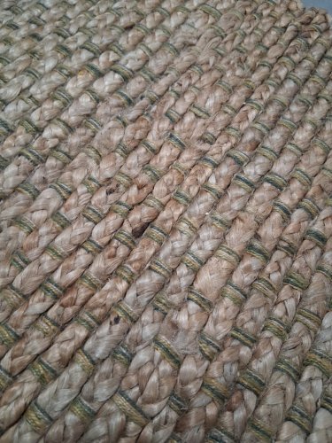 THRESHOLD ANNANDALE HANDWOVEN JUTE FLAT PILE SOLID RUNNER RUG- 2FT 4" X 7FT - NATURAL (MODEL: 066011839) image 3
