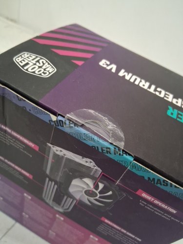 Cooler Master Hyper 212 Spectrum V3 CPU Air Cooler - ARGB Sync, 120mm PWM Fan, 4 Copper Direct Contact Heat Pipes, 152mm Tall, AMD Ryzen AM5/AM4, Intel LGA1700/1200 (model: RR-S4NA-17PA-R1) image 4