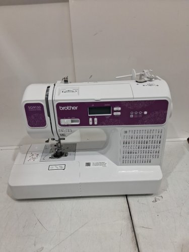 BROTHER computerized sewing and quilting machine - white/purple (model: sq9130) image 4
