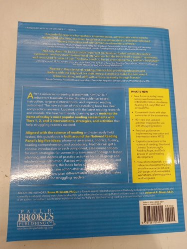 (Paperback) Next Steps in Literary Instruction: Connecting Assessments to Effective Interventions (Second Edition) by Susan Smartt and Deborah Glaser image 3