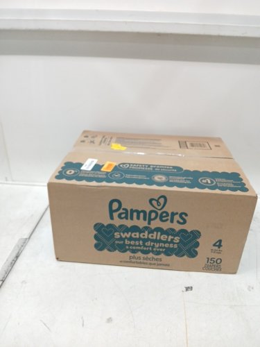 150PK Pampers SWADDLERS ACTIVE BABY Diapers - Size 4 - 37LBS image 2