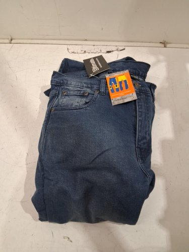 men's Altimate four pocket Straight Leg hip and knee aramid padded moto riding Jeans - 32 - blue image 3