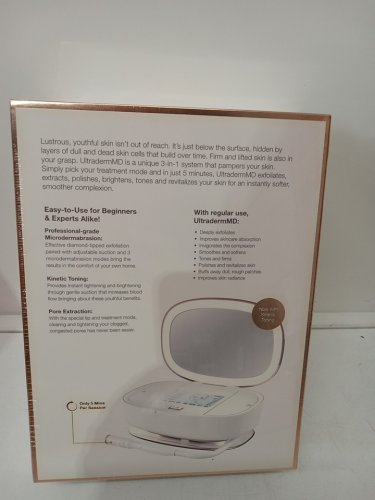Trophy Skin 3-in-1 UltraDermMD Home Spa Microdermabrasion Machine - Blush Pink (Model: TSULMD-B) image 4