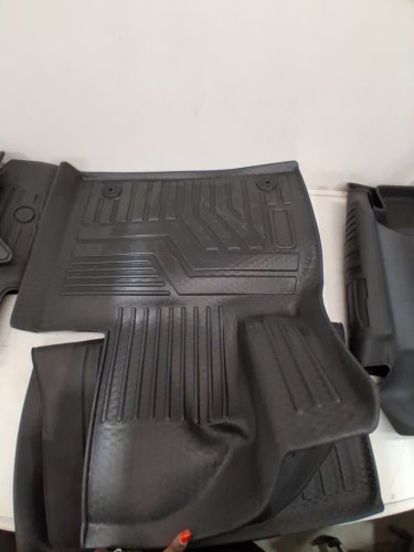 4pc Floor Mats 3 Row Liners Set & Cargo Liners Fit for 2020–2024 Lixiang L8 and Lixiang L9 Model All Weather Waterproof -black image 6