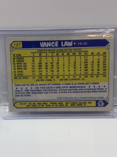 13 ASSTD 1987 SIGNED O-PEE-CHEE EXPO BASEBALL CARDS image 5