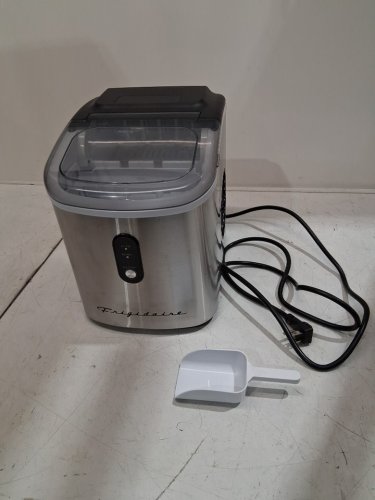 frigidaire self-cleaning dual-size electric ice maker - makes 26lbs/day - stainless steel (MODEL: efic103-amz-sc) image 3