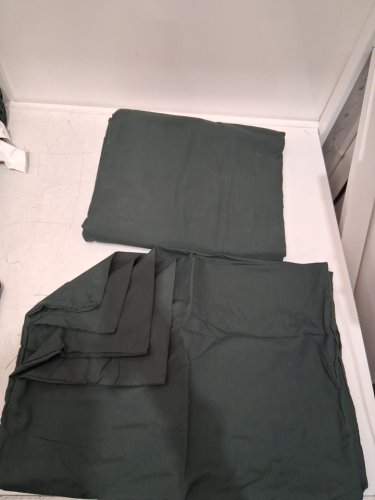 7PC Comforter Set with Sheets and pillow shams - Queen - Emerald Green image 6