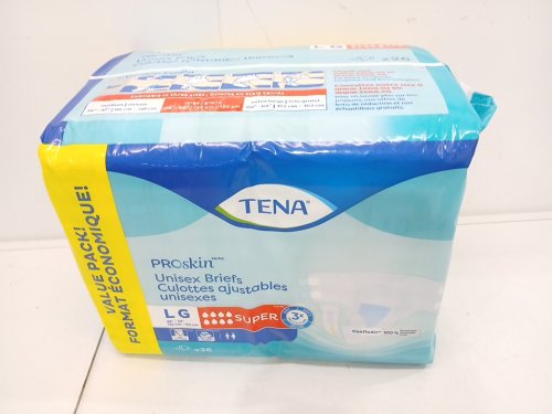 26PK UNISEX TENA PROSKIN BRIEFS - LARGE - SUPER ABSORBANT image 2