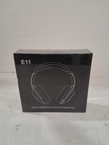phonicgrid E11 Wireless Over Ear Hybrid Active Noise Cancelling Headphones with Multiple Modes & ENC Clear Calls, Deep Bass - 30Hrs - black (MODEL: HEGEAR13) image 2
