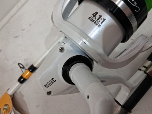 BPS King Kat Rod and Reel Spinning Combo - 4:4:1 - heavy action - 11ft (model: cbk1180hs-2) image 4