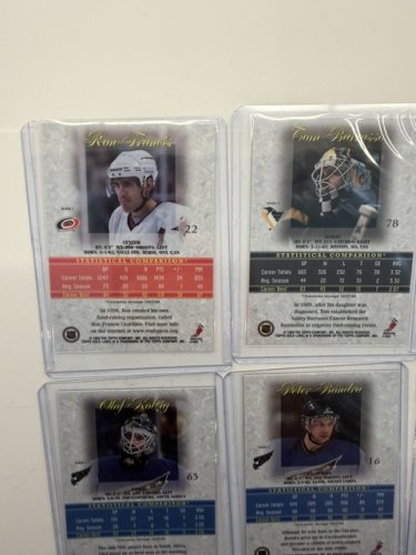 8 TOPPS GOLD LABEL 1999 HOCKEY CARDS image 3