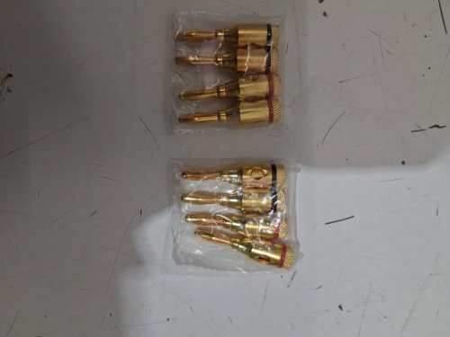 16PC Gold Plated Speaker Connectors Banana Plug with Stable Transmission - gold (model: ZAICOLERk8orcg7s31) image 3