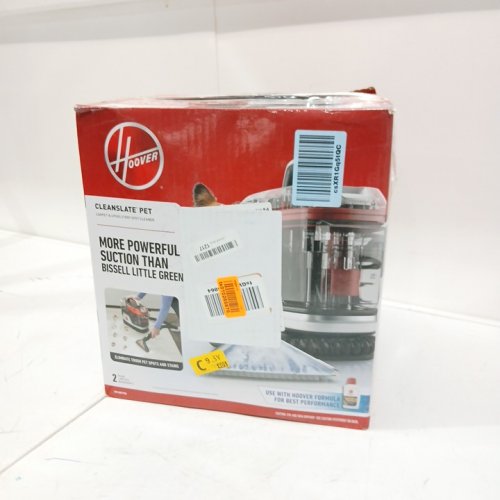 Hoover cleanslate portable carpet & upholstery spot cleaner and stain remover - 40oz dual tanks - red/grey (model: fh14001vcd) image 2