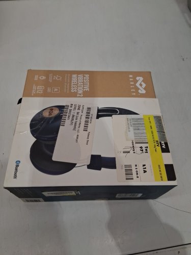 House of Marley Positive Vibration 2 Wireless Bluetooth Over-ear Headphones with mic and 50mm dynamic drivers - Blue Denim (Model: EM-JH133-DN) image 2