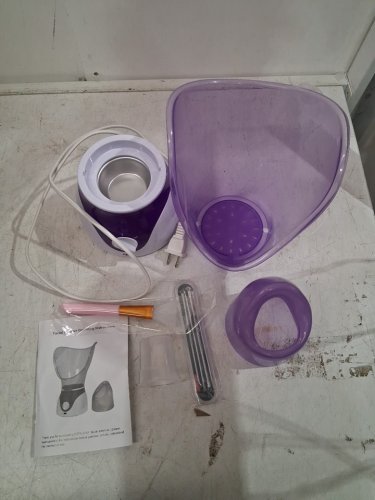 NTFS BEAUTY MOISTURIZING FACIAL STEAMER - purple/WHITE (MODEL: NTFS-618) image 3