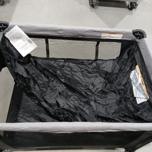 xuemi pack and play portable crib with carrying bag - 43" x 30" x 30" - black (model: hy-8036) image 6