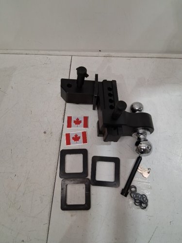 THOCAC Adjustable Aluminum Trailer Hitch for 2.5" Receiver image 3