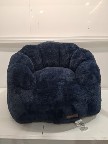 KIDS MAXYOYO Floral Shaped Bean Bag CHAIR - 25.5" x 29.4" X 23.6" - NAVY BLUE (MODEL: M-K22-Navy-CA) image 2