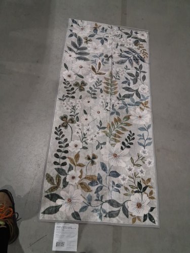 2PC WASHLUXE MACHINE WASHABLE AREA RUG & RUNNER SET - 5FT X 7FT/27" X 5FT - multicolor  (MODEL: 2046294) image 3