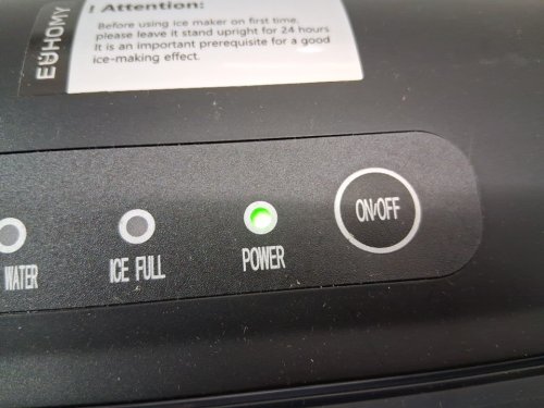 EUHOMY Countertop Ice Maker Machine - MAKES 26LB/Day - BLACK (MODEL: im-06d / IM001-Bbl-CAEH) image 5