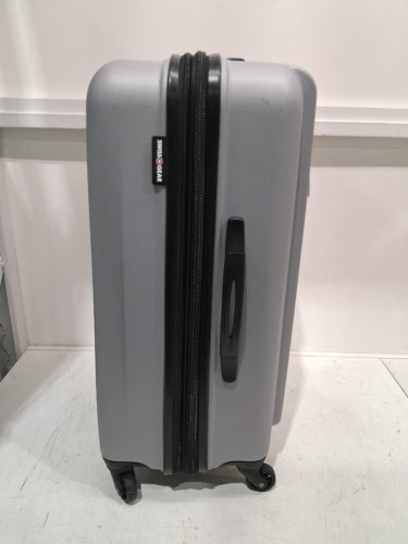 Swiss Gear Chrome Hardside Expandable Spinner Carry-On Wheeled Luggage - 19" - Silver (Model: SW50900) image 4