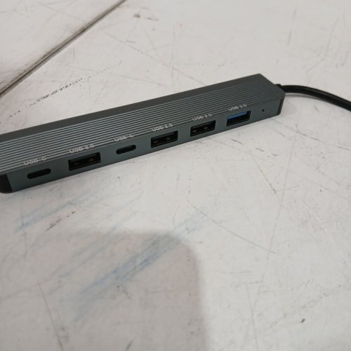 7in1 Multiport Adapter HUB - 100W - BLUE/BLACK image 2