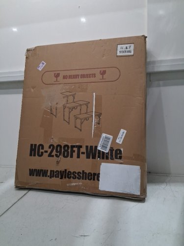 NFPSHOP PORTABLE Plastic Folding Table with Handle - 4FT - white (model: HC-298FT-WHITE) image 2