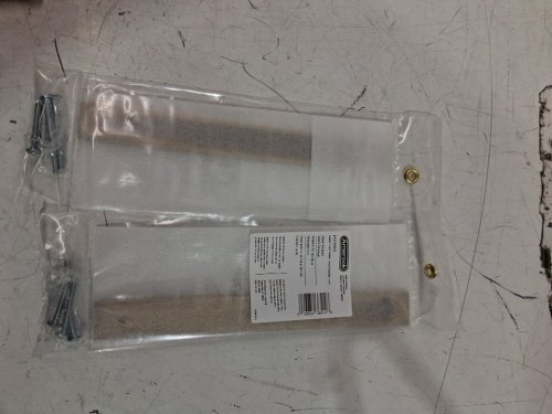 2 Amerock Ladera ecorative zinc cabinet hardware backplate - 192MM - golden champagne (model: BP37765BBZ) image 2