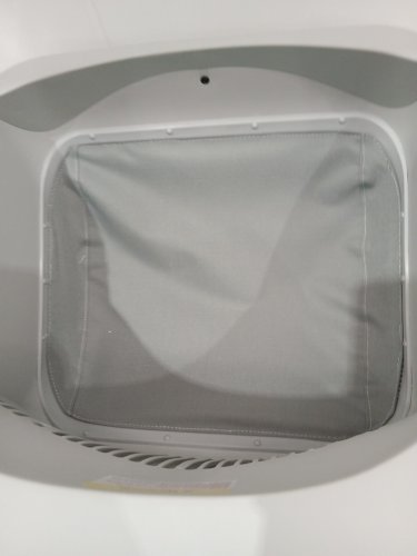 OPEN-TOP SMART AUTOMATIC CAT LITTER BOX with mat & garbage bag - GREY / WHITE image 6