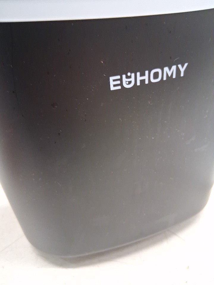 EUHOMY Countertop Ice Maker Machine with Handle, Basket and Scoop - MAKES 26LB/Day - BLACK (MODEL: im-06d/IM001-Bbl-CAEH) image 8