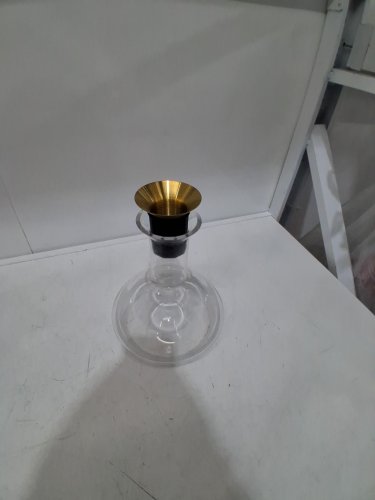 Rabbit Wine Decanter with Wood Base - 2L -clear/wood (model:1739370) image 2