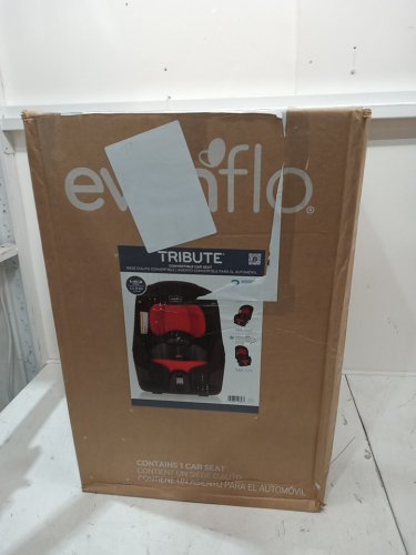 EVENFLO TRIBUTE JUPITER CONVERTIBLE KIDS CAR SEAT - RED/BLACK (MODEL: 38112278C) image 2