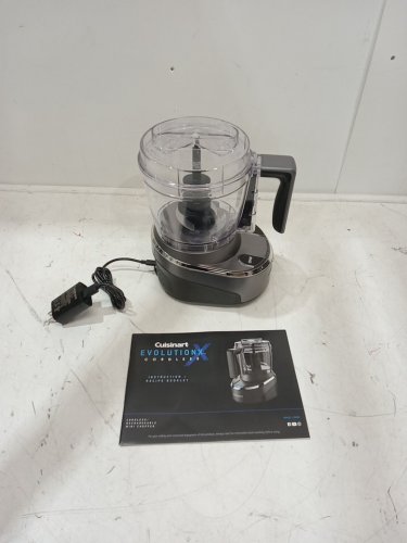 CUISINART EVOLUTIONX CORDLESS/RECHARGEABLE CHOPPER - 4-cup - SILVER - (MODEL: RMC-100C) image 3
