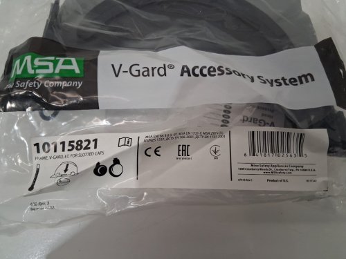 MSA V-Gard® Face Shield Frame - one size fits most - grey  (model : 10115821) image 3