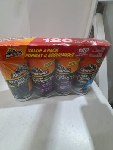 4 (30PK) armorall Interior Car Protectant Cleaning Wipes - 120 TOTAL image 2