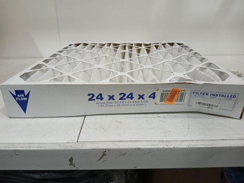 Furnace air filter - 24" x 24" x 4" - White image 3