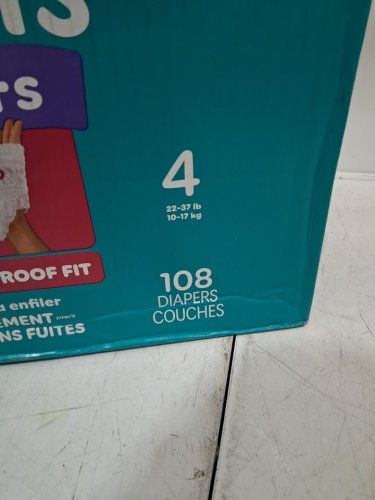 108PK PAMPERS CRUISERS DISPOSABLE BABY DIAPERS - SIZE 4 image 4