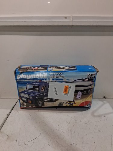 Playmobil Police Truck with Speedboat toy set - ages 4-10 (Model:5187) image 2