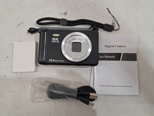 5k ultra hd digital camera - 72.0 mega pixels - black image 3