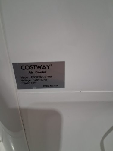 COSTWAY Portable Evaporative Air Cooler - White - (Model: ES10102US-WH) image 4