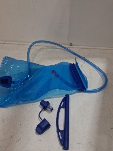 hydration bladder for hiking, and backpacking with bandana - 1.5L - BLUE image 3
