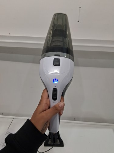 Cordless HANDHELD VACUUM CLEANER - 11.2V - WHITE - (MODEL GE753) image 5