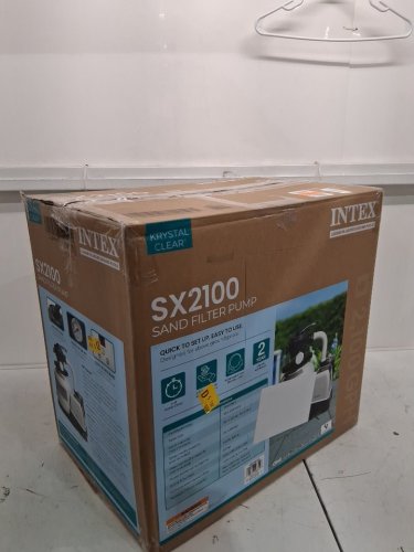 INTEX ABOVE GROUND POOL SAND FILTER PUMP WITH AUTOMATIC TIMER, 2100GPH (MODEL: 26645EG) image 2