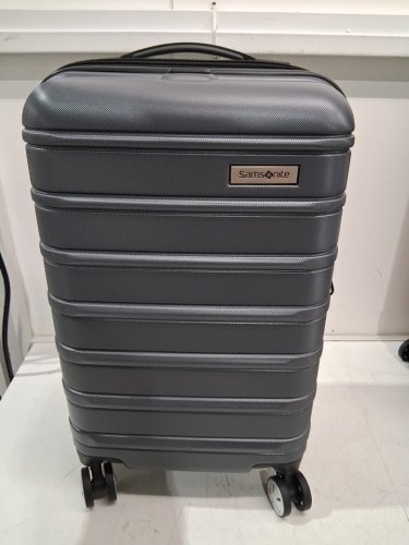 2pc Samsonite Omni 2 Hardside Expandable Spinner Luggage suitcase with telescopic handles - 22" & 24" - Solid Charcoal grey (model: 138449-3386) image 10