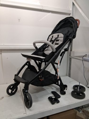 Summer by Ingenuity 3Dquickclose CS+ Compact one touch Folding Stroller - 50LBS max - GREY/BLACK (MODEL: 31900) image 3