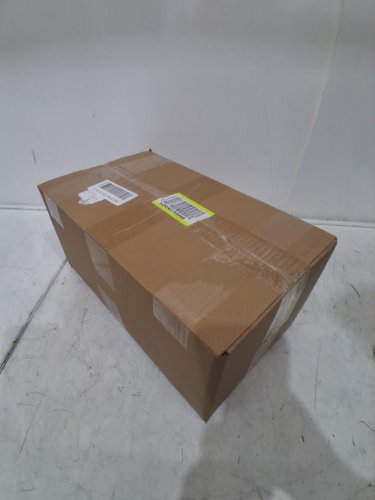 100pc paper bags with handles - 8.5" x 10" - brown image 2