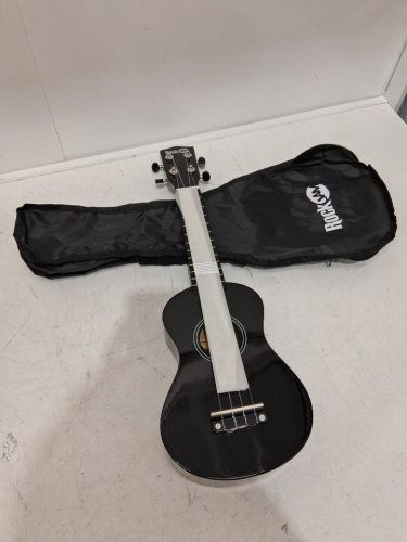 ROCKJAM SOPRANO UKULELE FOR LEARNERS WITH CARRY BAG - 21" - BLACK (MODEL: UK-222-BK) image 3