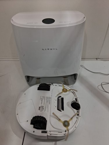 narwal 4-in-1 t10 robot vacuum- sweep/mop/wash/dry with self cleaning station- built in 5l water tank- 3000 sq/ft coverage- smart mapping-wifi & app control- white (model:yjcc007) image 6